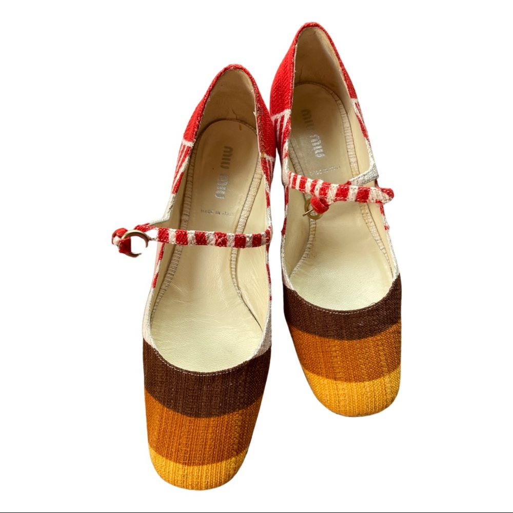 Miu Miu Tela Fiammat Fiam 👠 - Picture 4 of 9